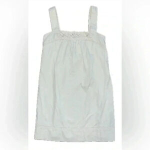 Cream colored heritage dress embroidered simple chic boho indie core